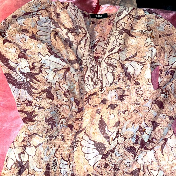 Beautiful contemporary dress pink & purple - Picture 1 of 4